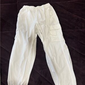 Women’s White Cargo Pants